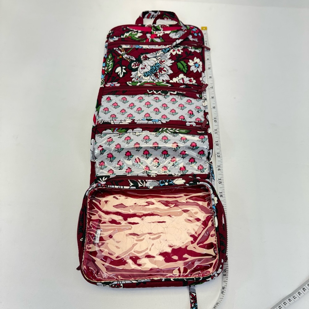 NEW Massive Lot of Vera Bradley Bordeaux Blooms Dragonfly Bags, Robe, Tumbler - Picture 9 of 16